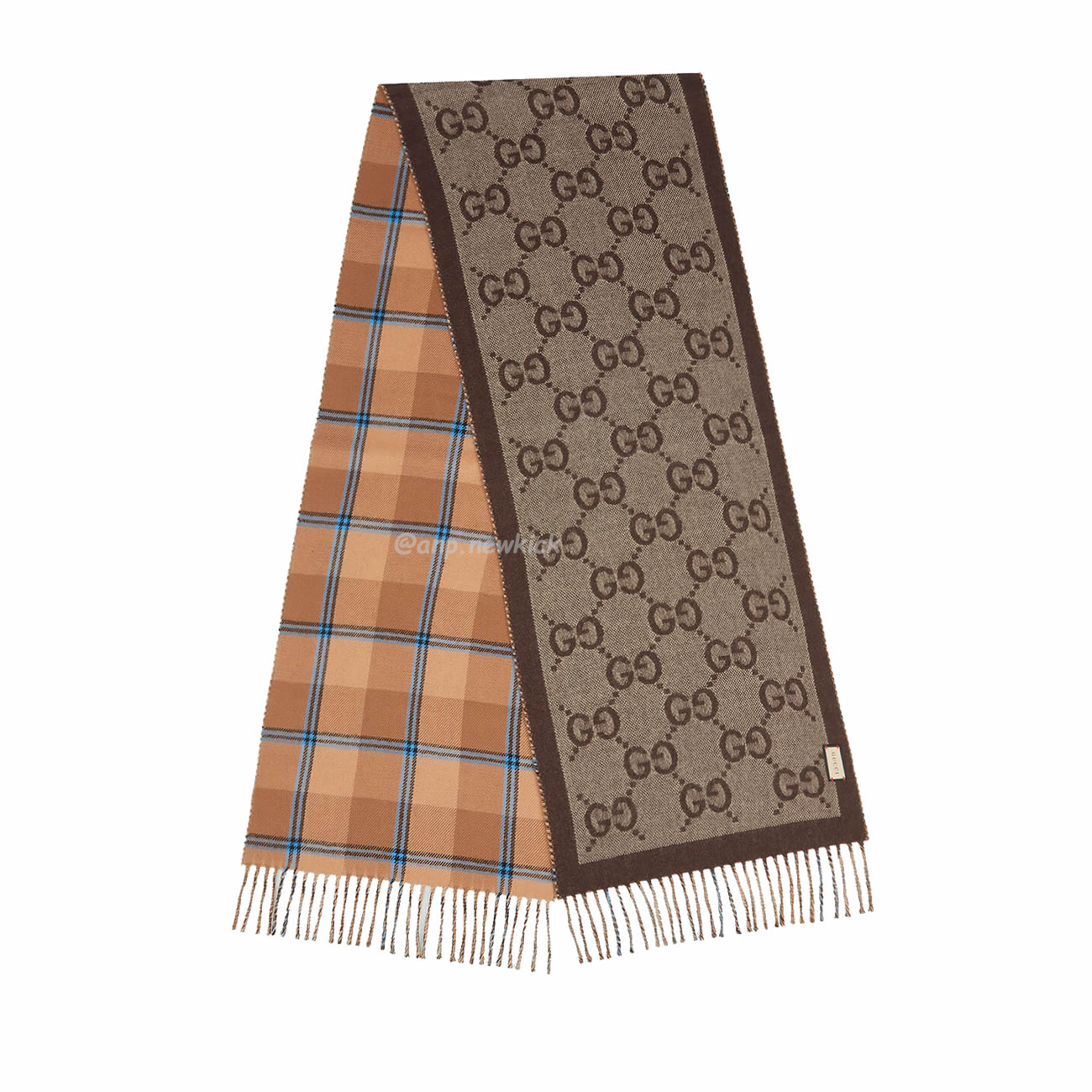 Gucci Gg Reversible Check Scarf 45x170cm (2) - www.newkick.vip